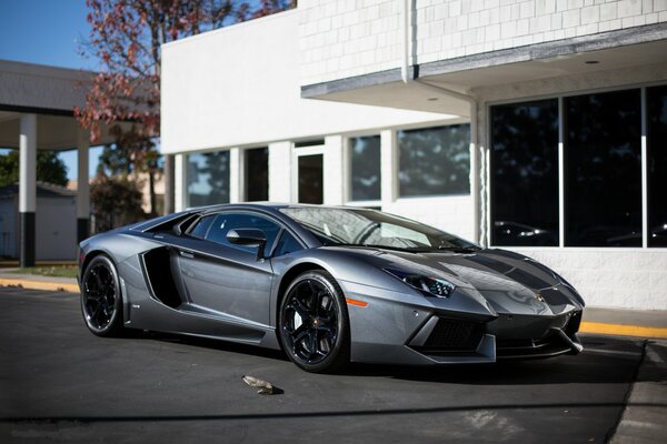 Sporty Italian racing car