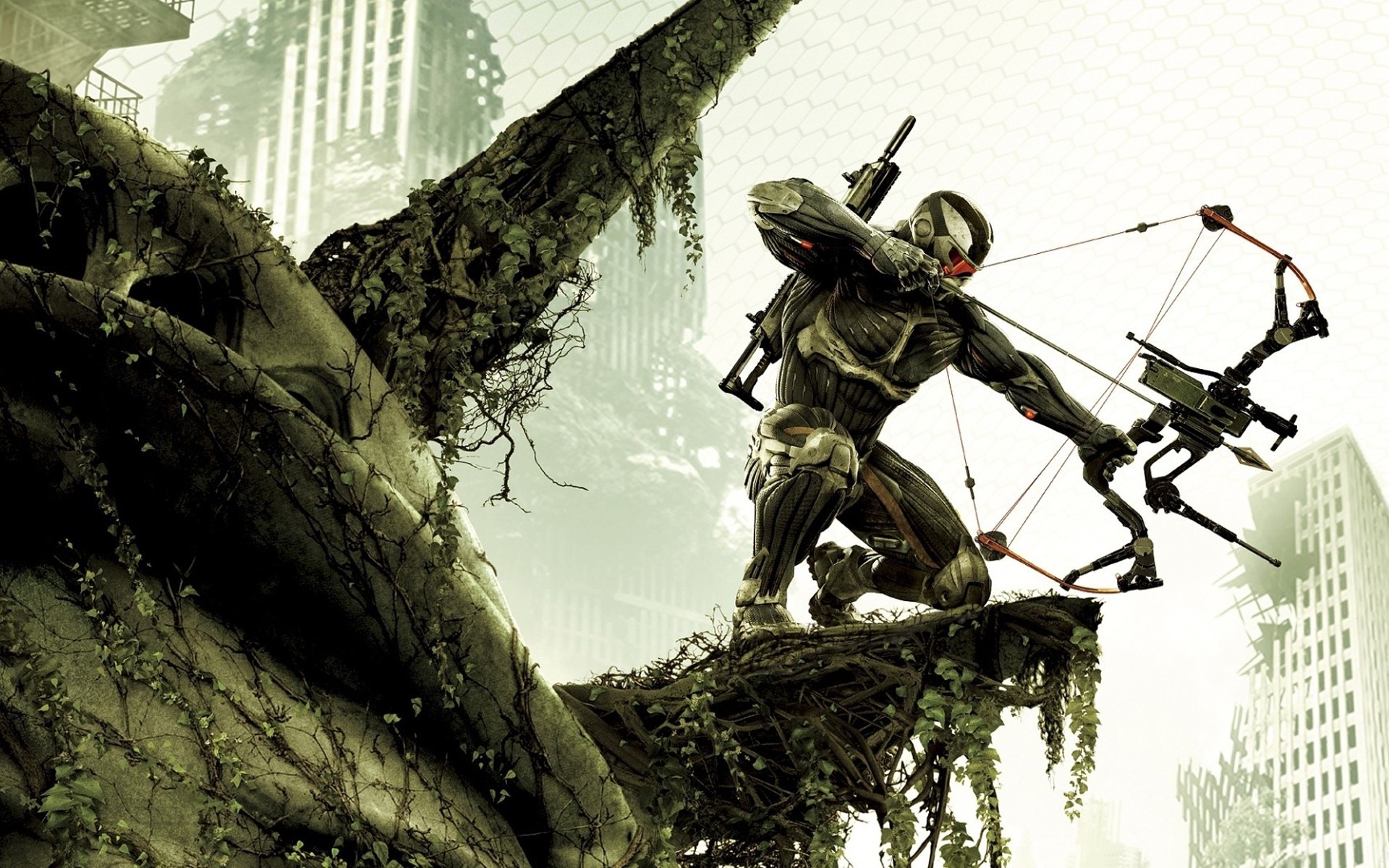 arme tireur arc crysis nanocostume crytek guerriers