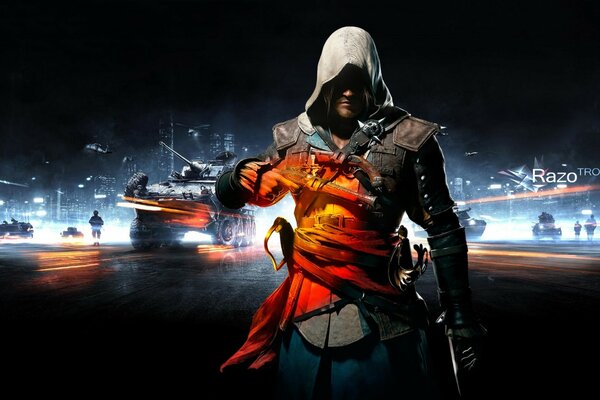 Mondes mixtes d assassin et de Battlefield