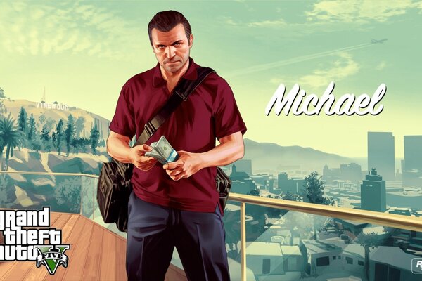 Gta grand theft auto. charakter michail