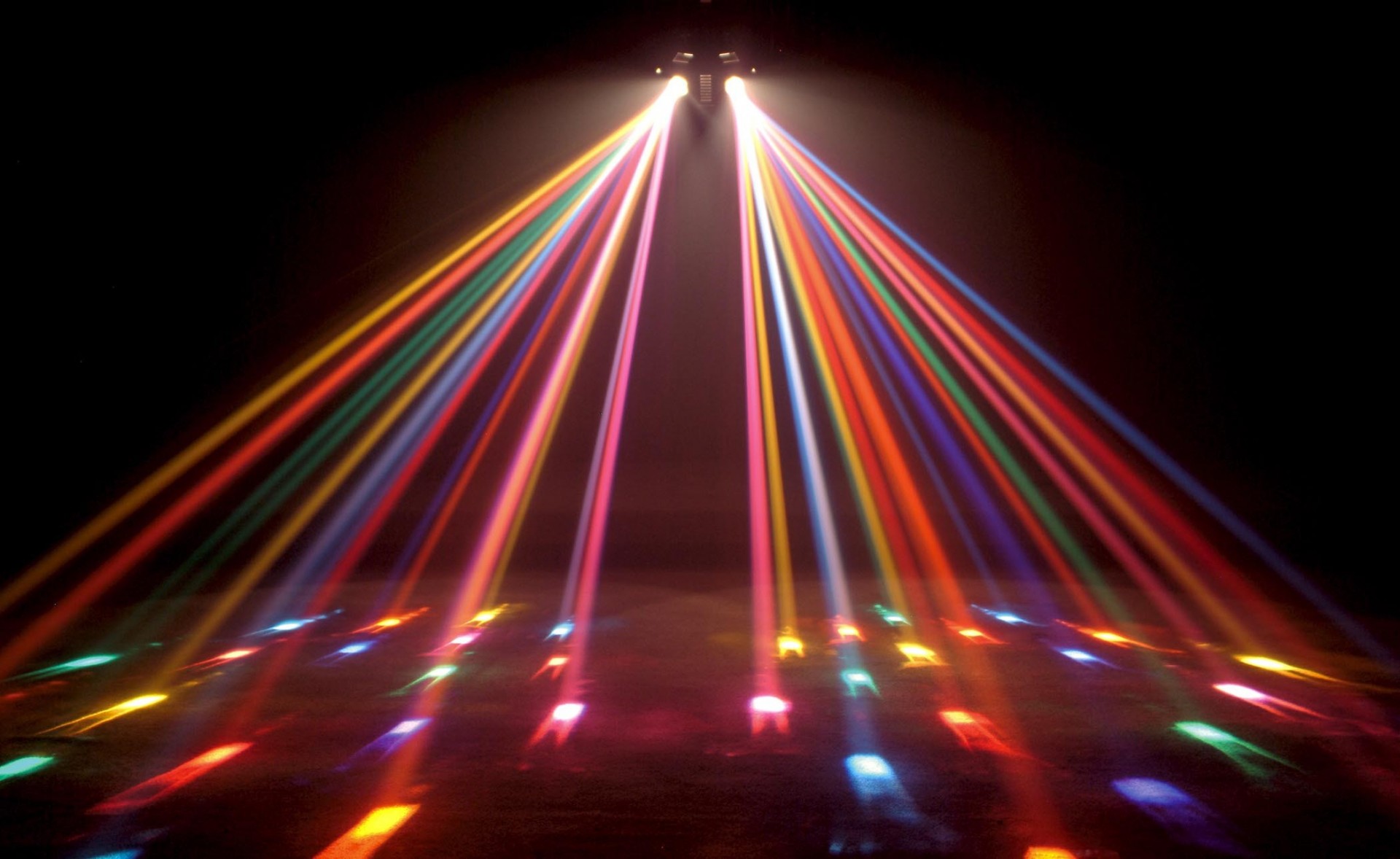 light show rays laser