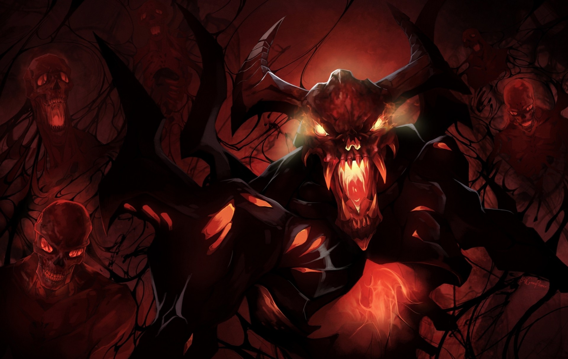 gioco sfondi dota 2 shadow fiend