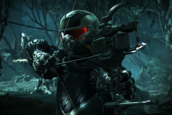 Crysis 3 bow and nanosuit wallpaper