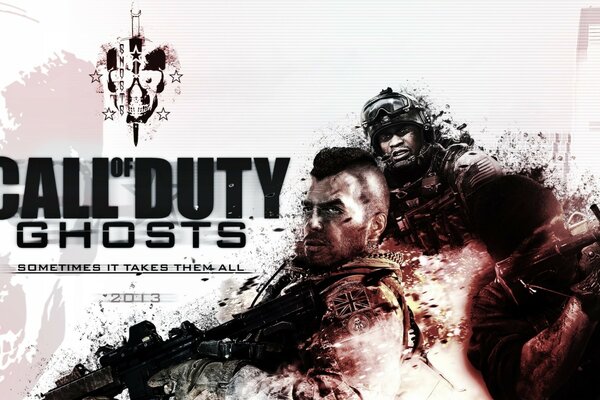 Call of duty Ghosts fond d écran affiche