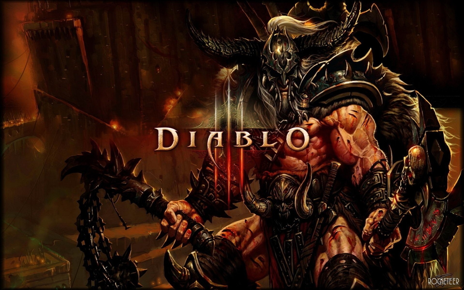 diablo iii arme emblème barbare