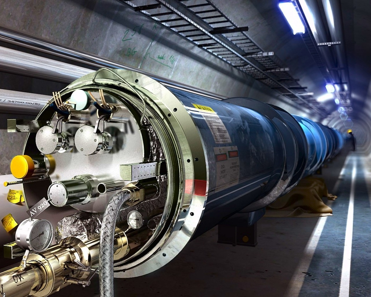 large hadron collider rohr