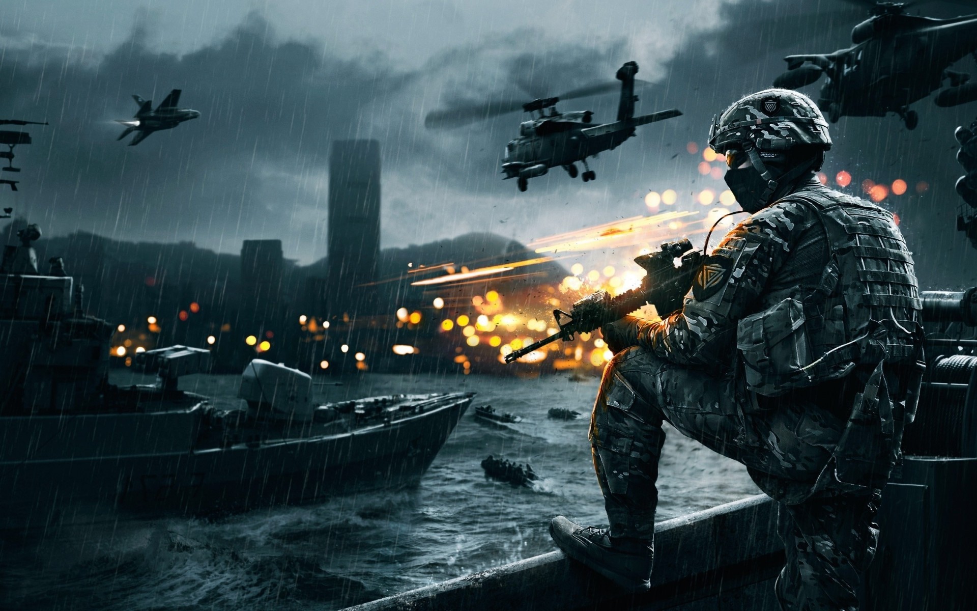 солдат battlefield 4 вертолеты солдаты