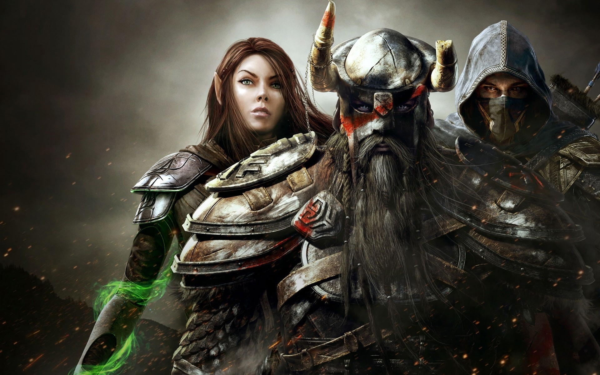 the elder scrolls online warriors fantasy mmorpg skyrim