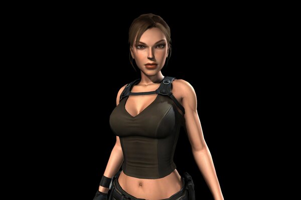 Lara Croft du vieux jeu