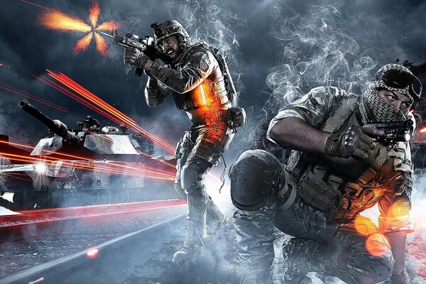 Action jeu de tir battlefield 3