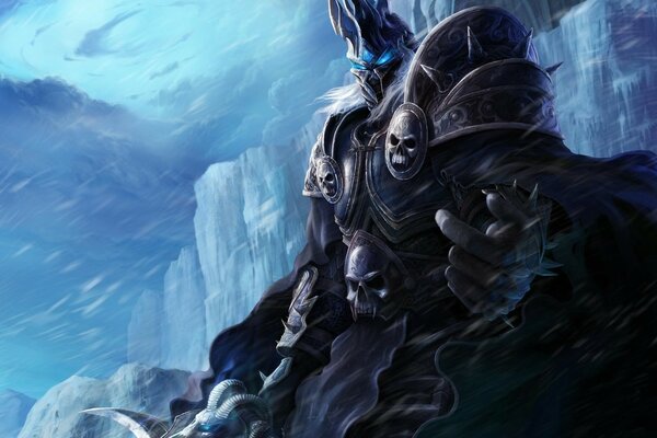 Arthas Menethyl di Warcraft in armatura