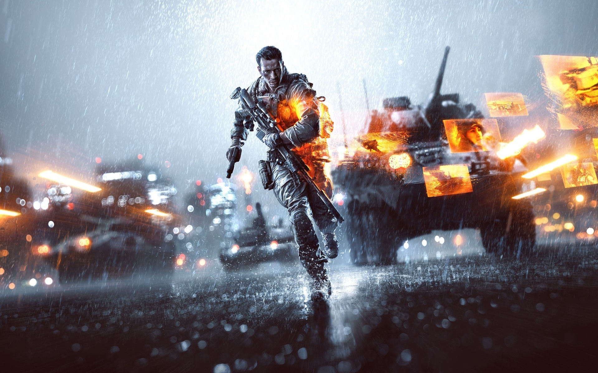 broń karabin snajperski bieganie bf 4 żołnierze battlefield 4