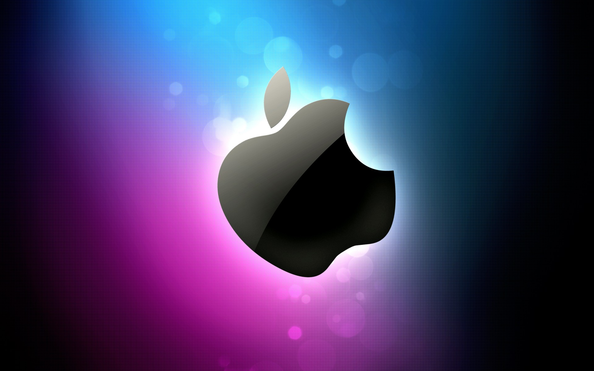 logotipo de apple manzana brillo colores