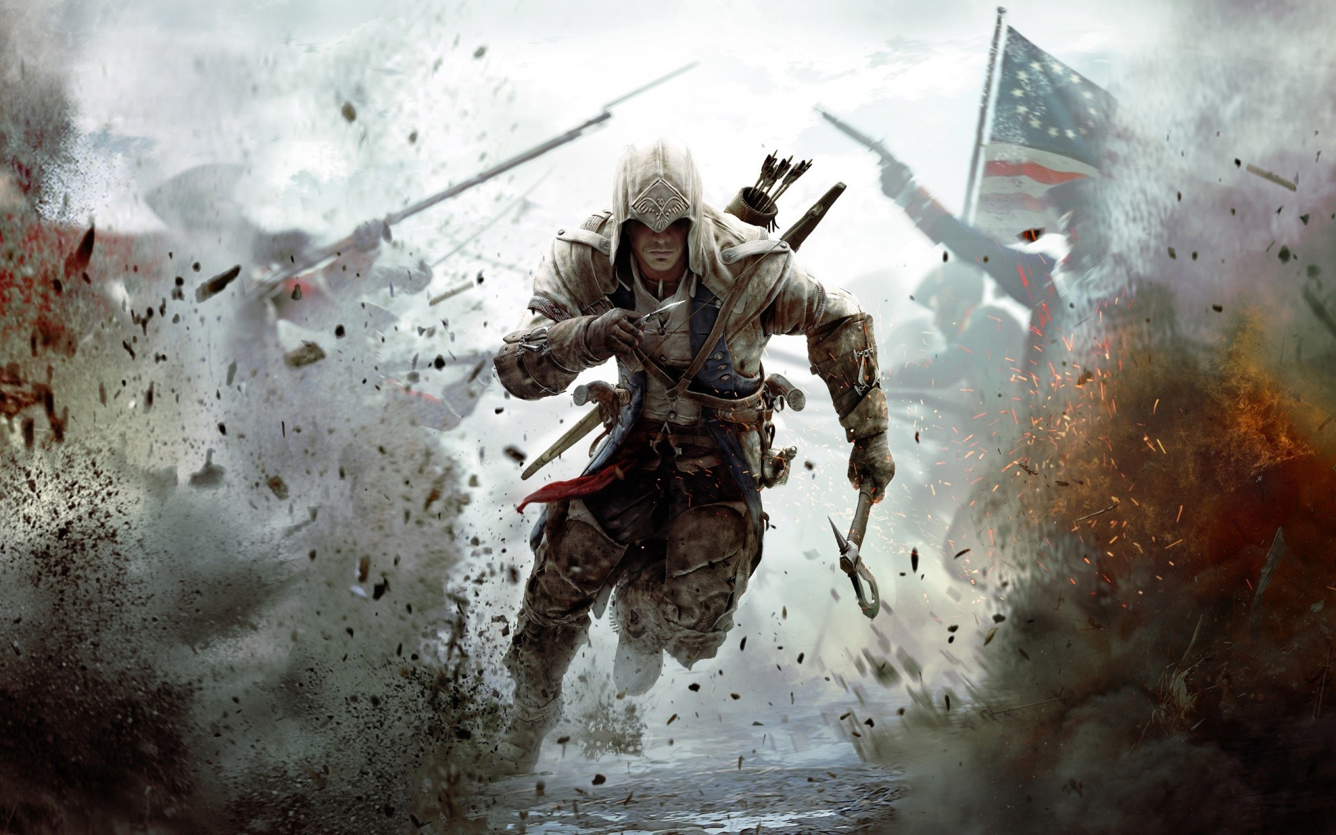 assassins creed waffen bewegung krieger connor