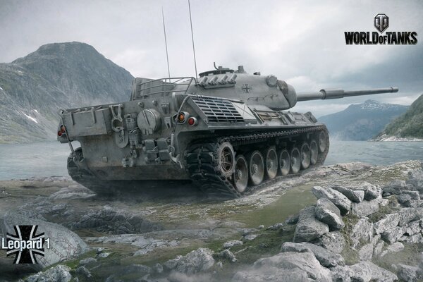 Prezentacja fragmentu gry komputerowej world of tanks