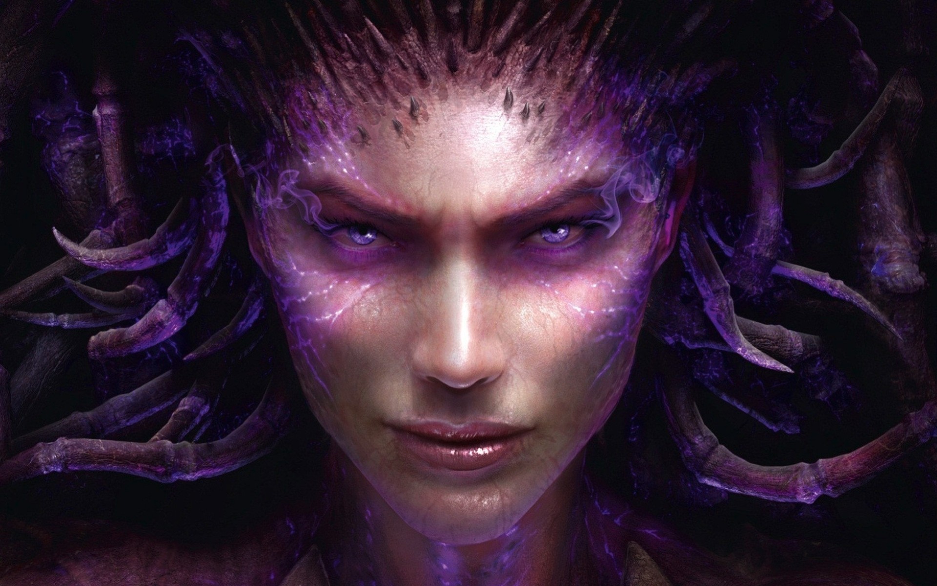 arah kerrigan face views starcraft