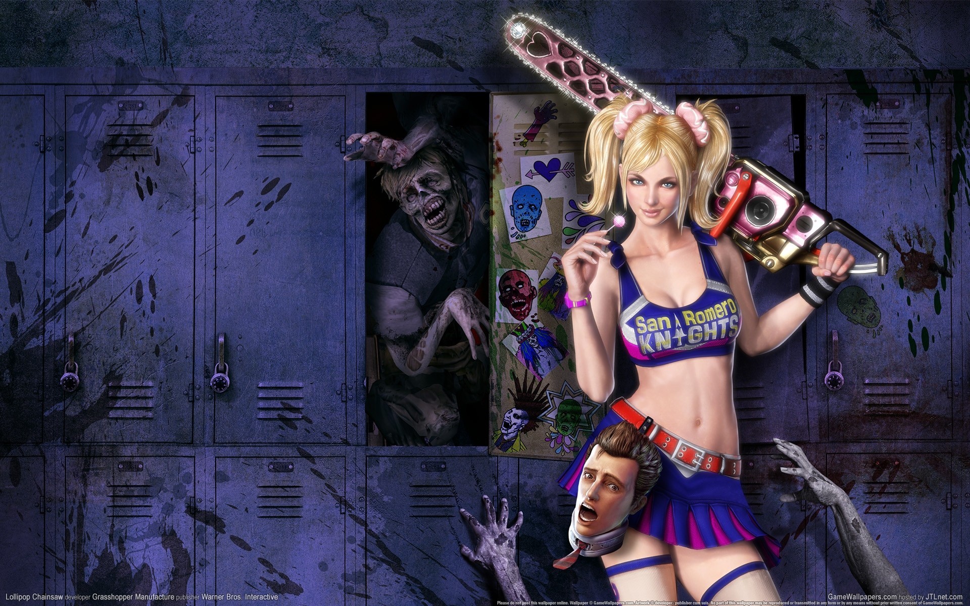 lollipop chainsaw зомби