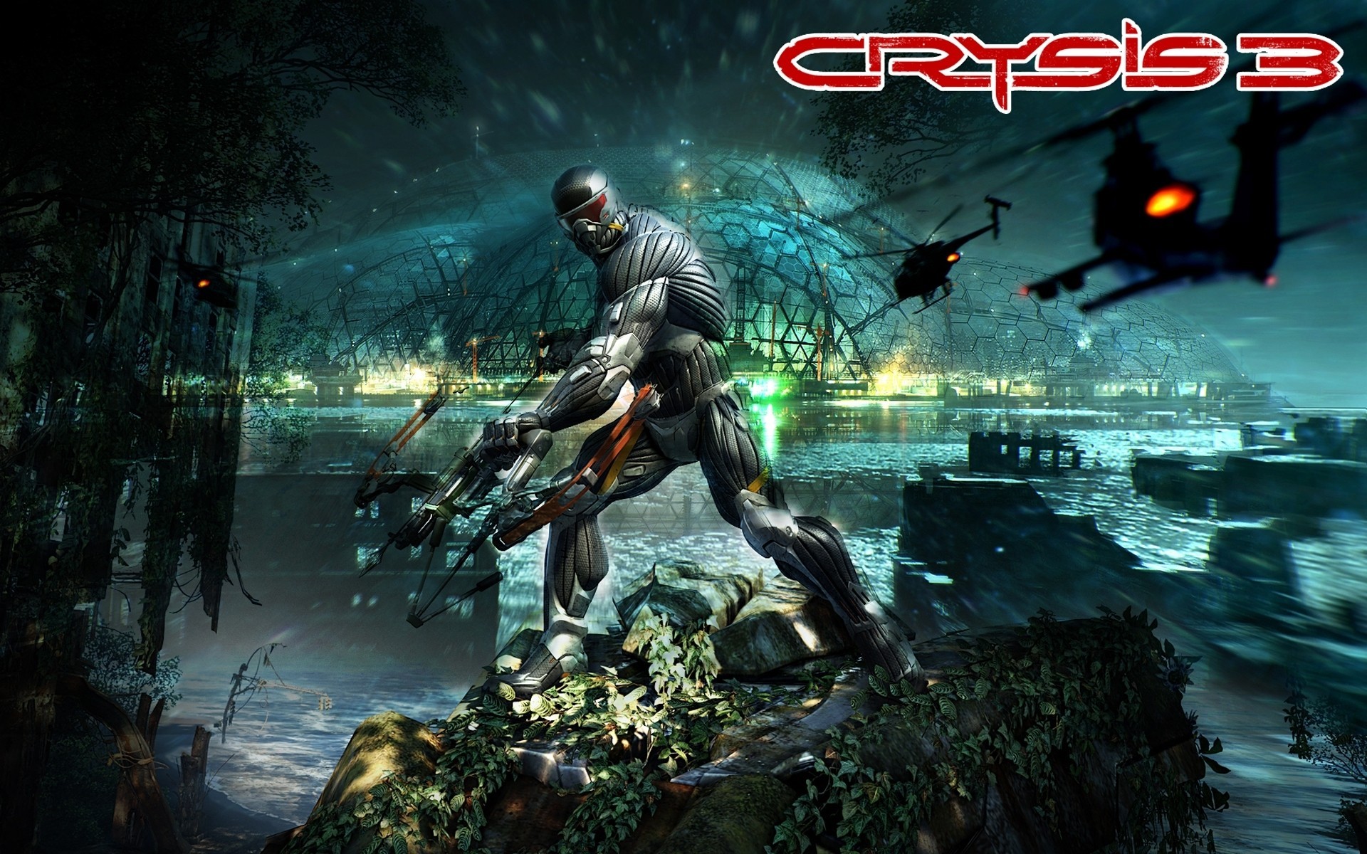 armas batalla tirador arco crysis nanotraje crytek ciudad guerreros