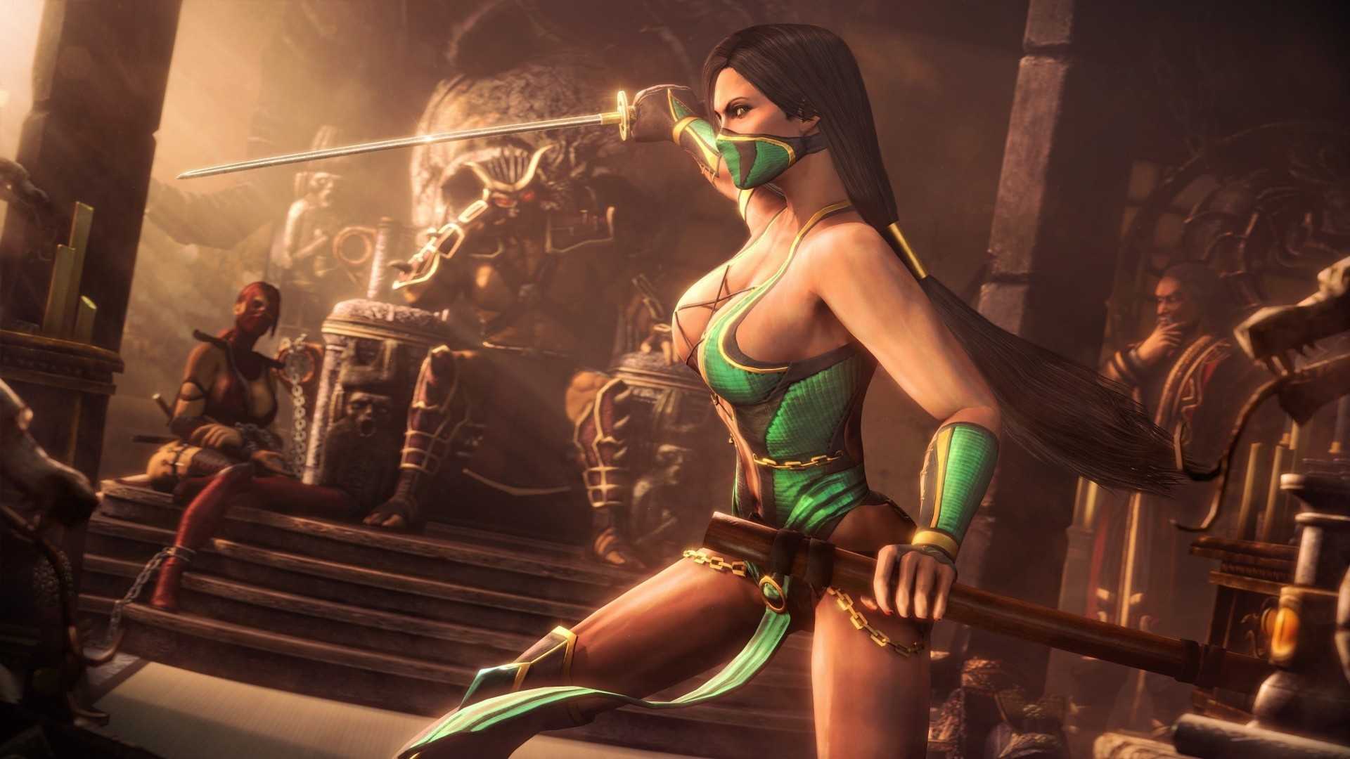 art mortal kombat jeu jade