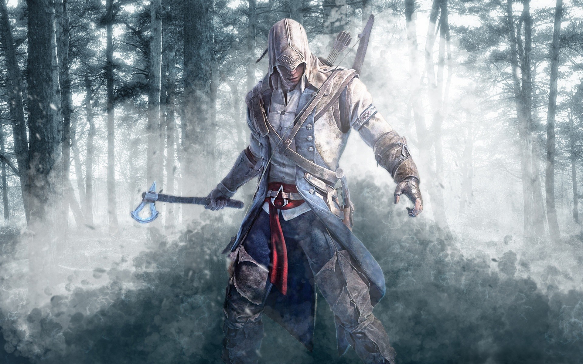 assassins creed broń connor wojownik