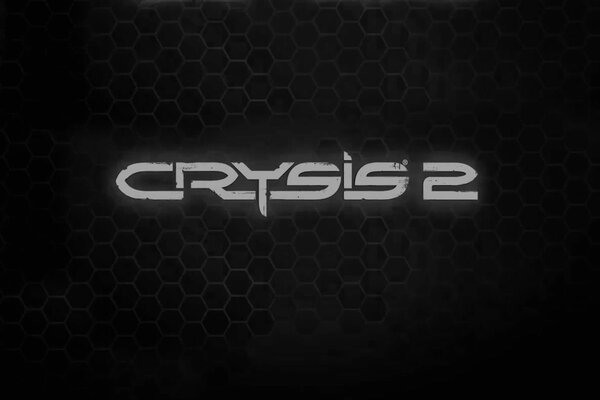 Crysis 2 Spiellogo auf schwarzem Hintergrund