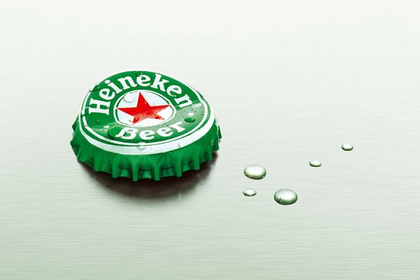 Tappo di bottiglia di birra Heineken