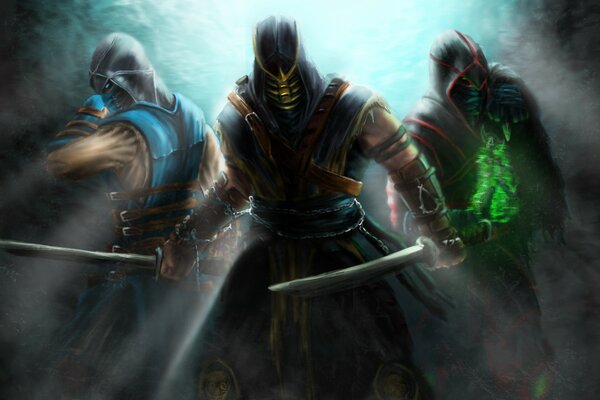 Mortal Kombat Spiel. Art Mortal Kombat. Bild von den Spielen