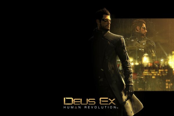 Fiction cyberpunk Adam Jensen