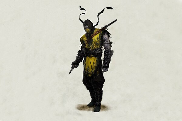 Personaje del juego portal Kombat Scorpion