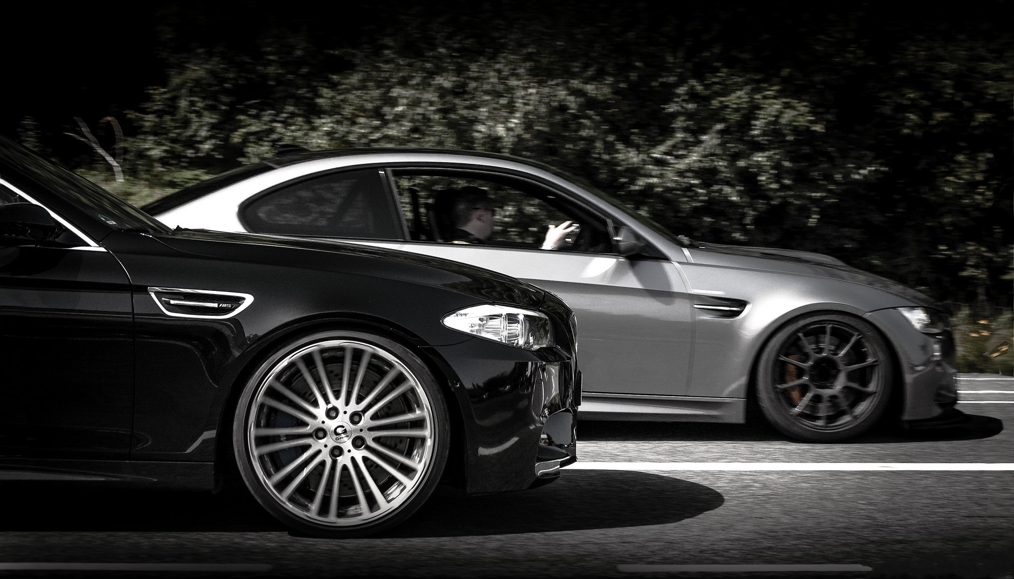 bmw m3 gts e92 grau m5 f10 g-power schwarz bmw straße markierung