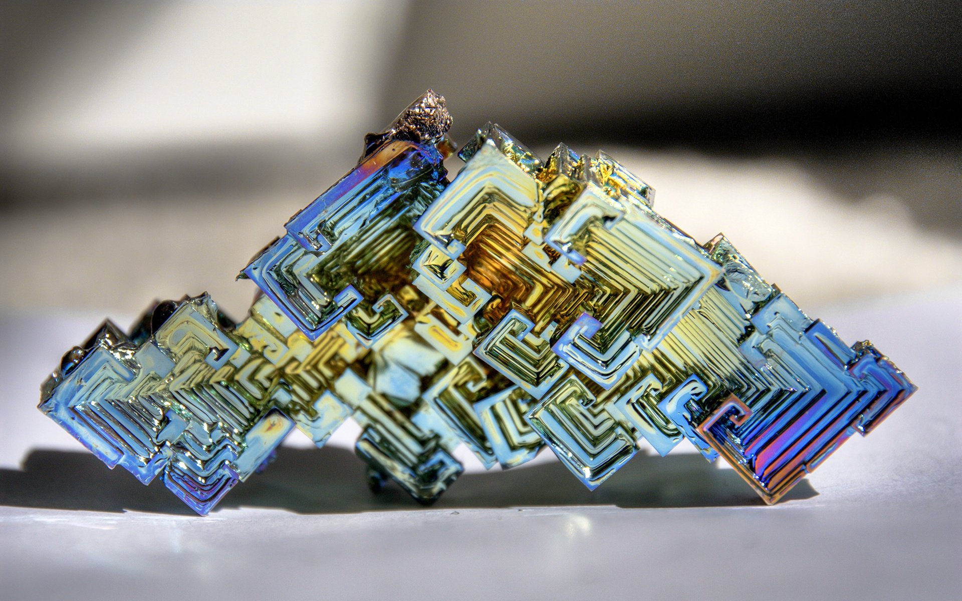 bismuth crystal metal