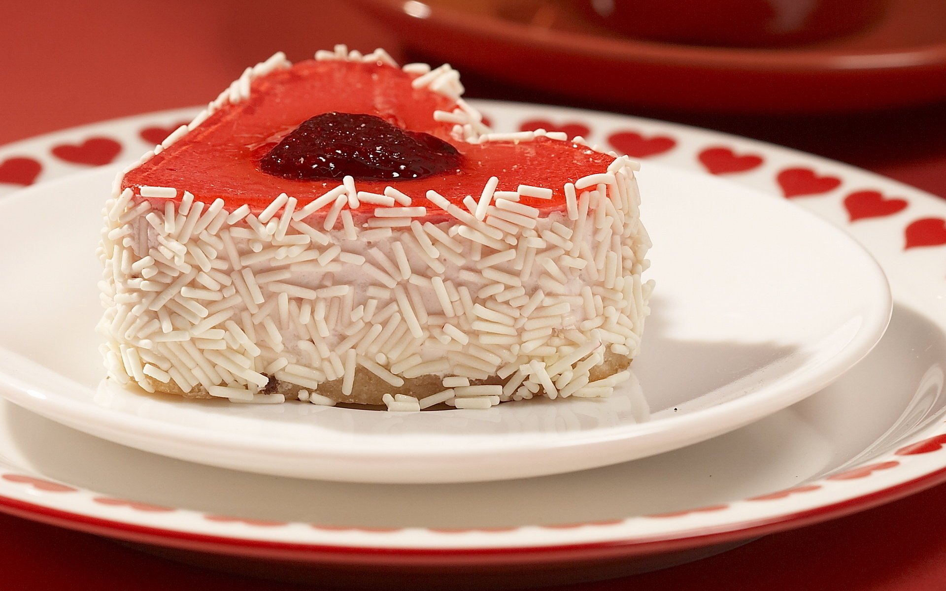 marmellata di fragole deliziosa torta torta dolce cibo piatto cuore