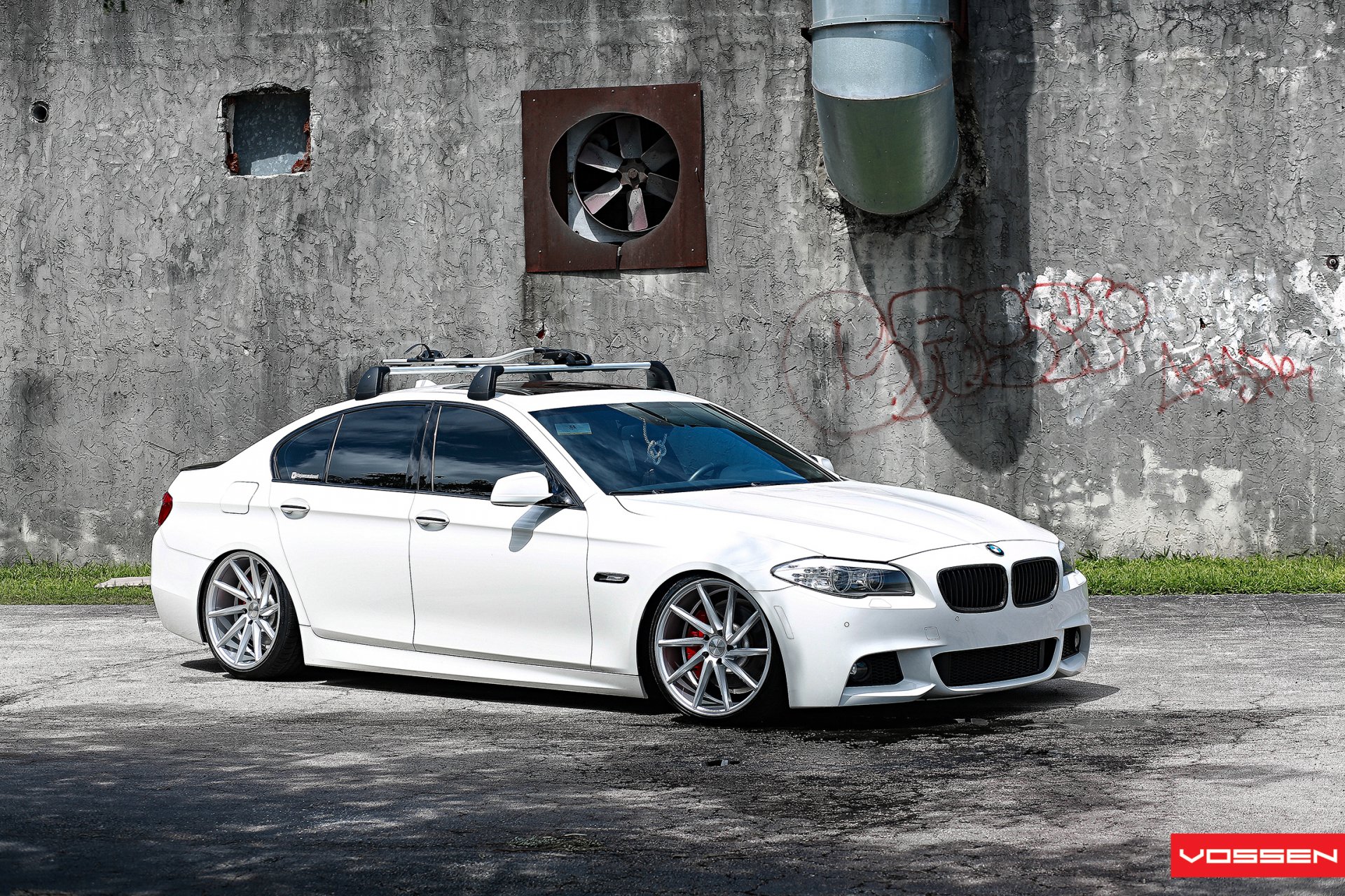 bmw f10 série 5 535i blanc vossen