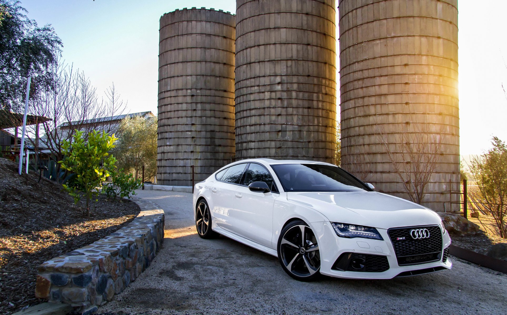 audi rs7 blanco delantero audi blanco