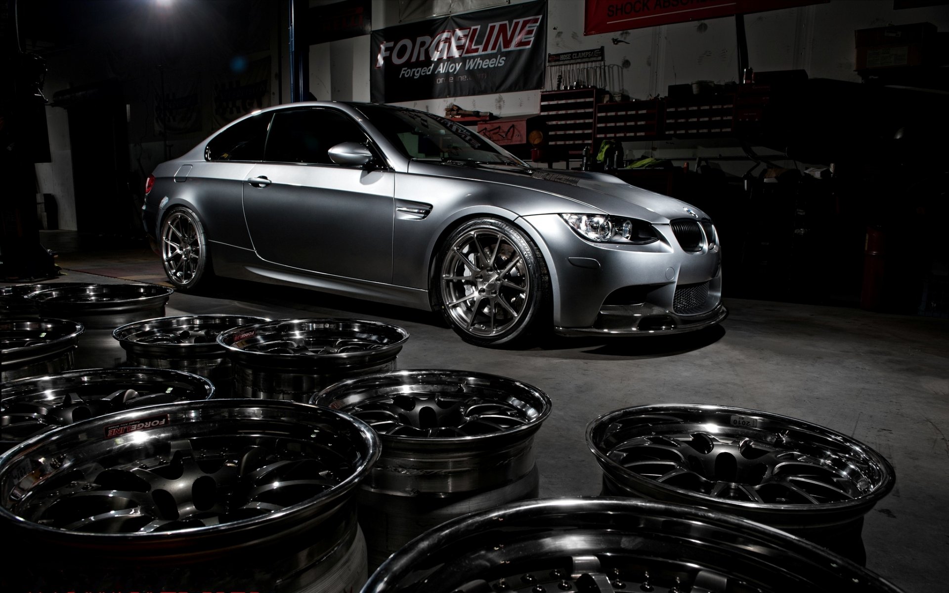 bmw m3 e92 gris mate ruedas bmw gris mate vista lateral llantas