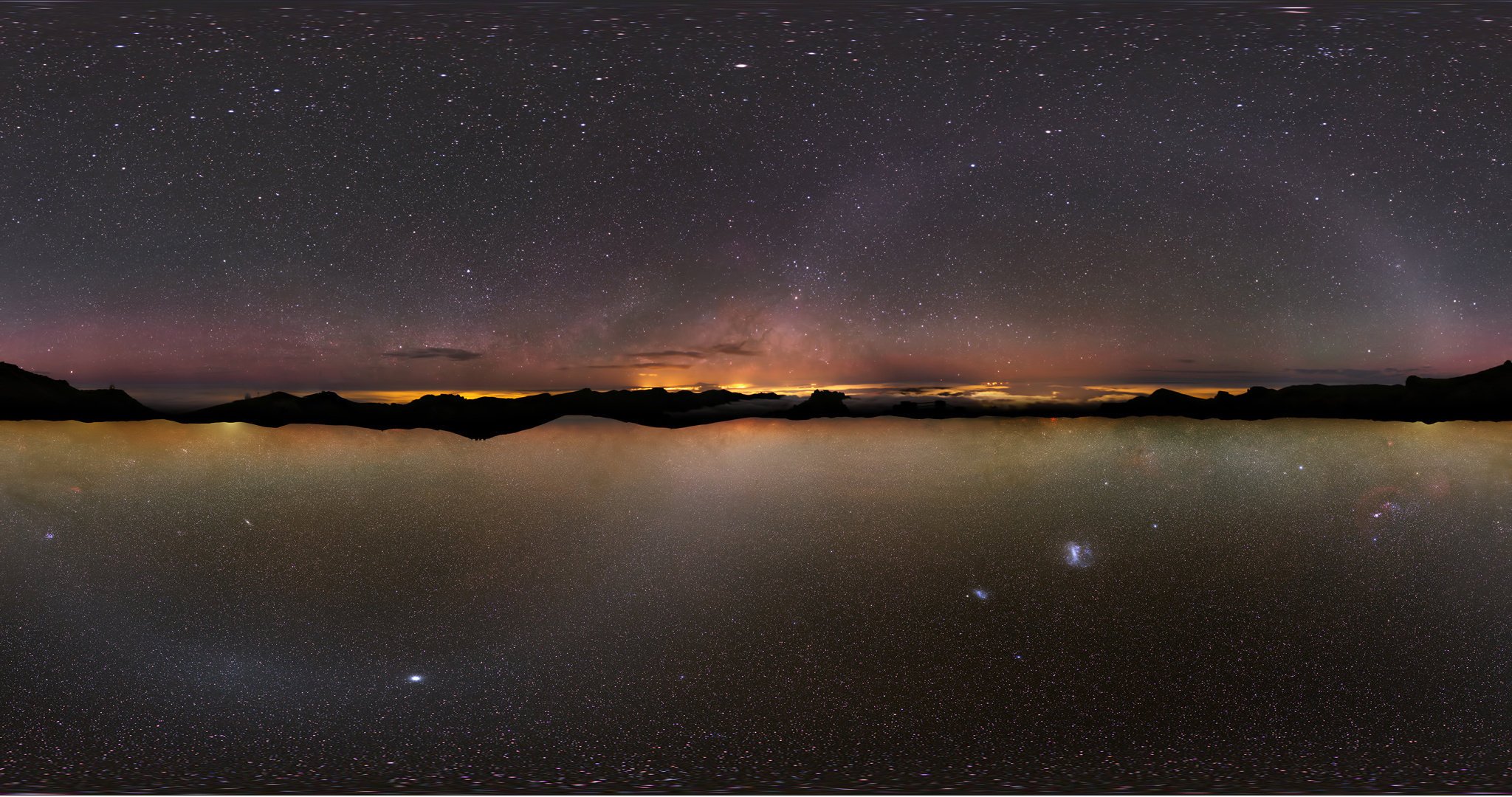 canarie cielo ostrava stelle via lattea