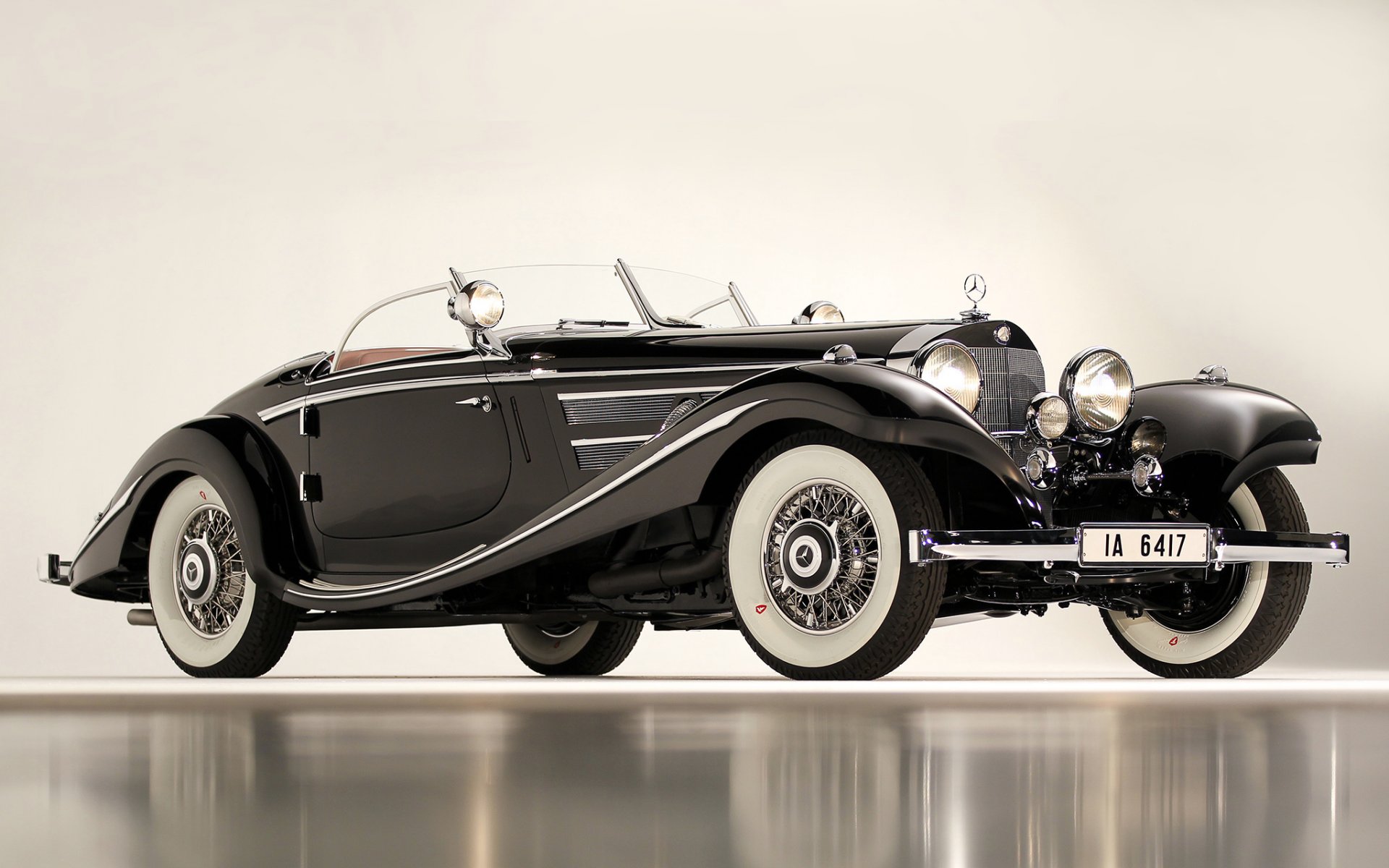 merсedes 1936 540k специальный roadster классические автомобили черный