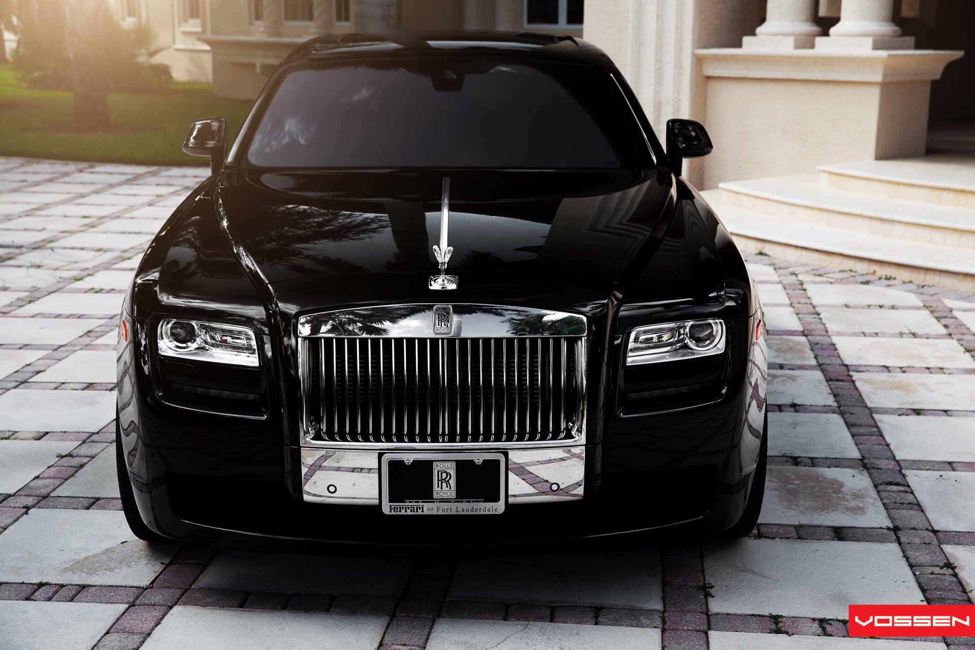 rolls royce ghost vossen wheels front