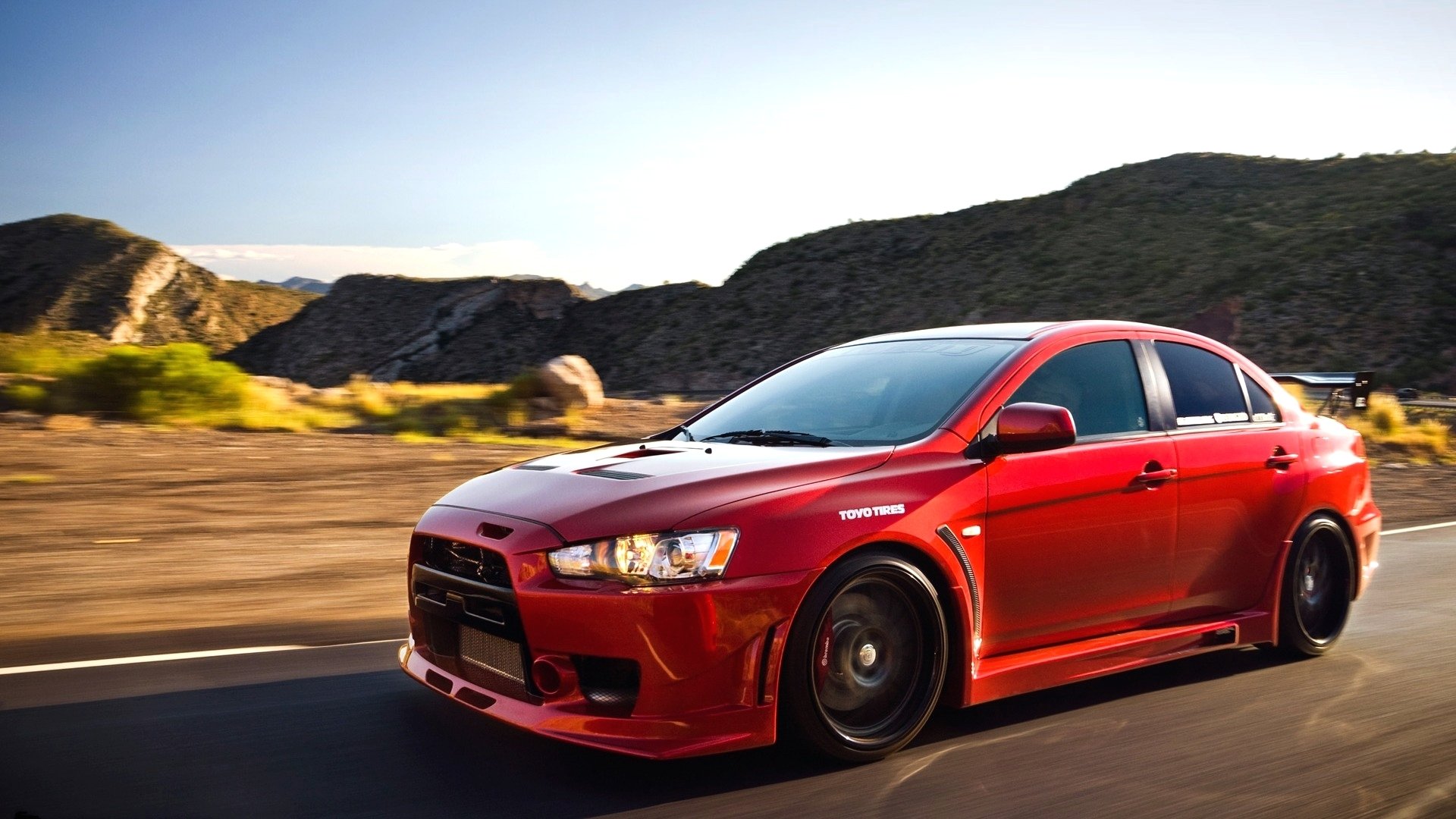 mitsubishi lancer evolution x 2008 racing tuning red mitsubishi lancer red car speed