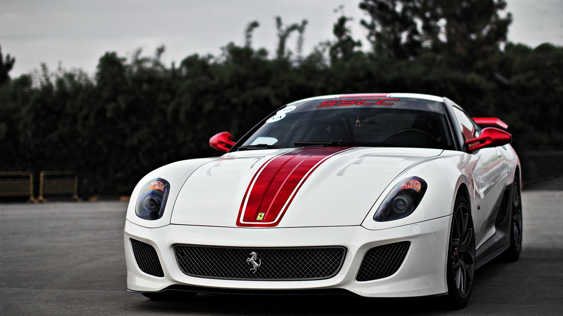 ferrari gto blanco superdeportivo