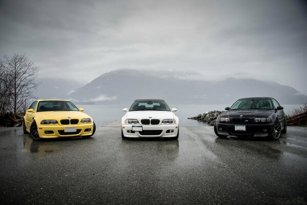 Foto promocional de coches alemanes