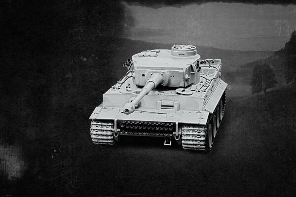 Modello di carro armato tedesco Tiger