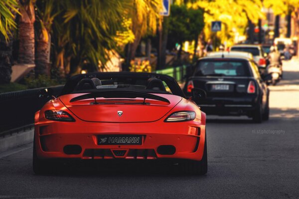 Mercedes Hamann in Monaco in summer