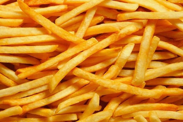 Frites frites gros plan