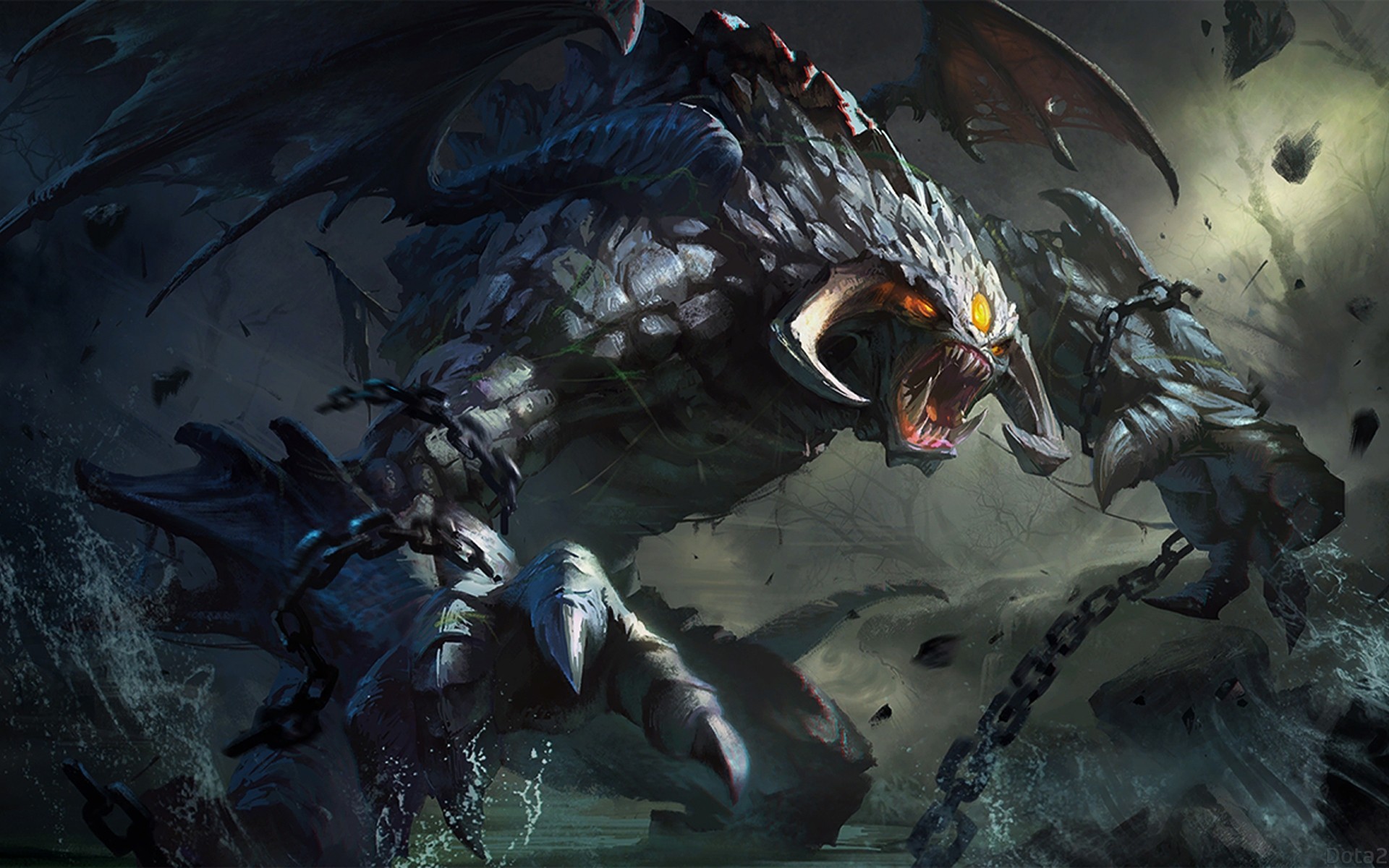 malerei bewegung fantasie fan art dota ace combat tiere monster