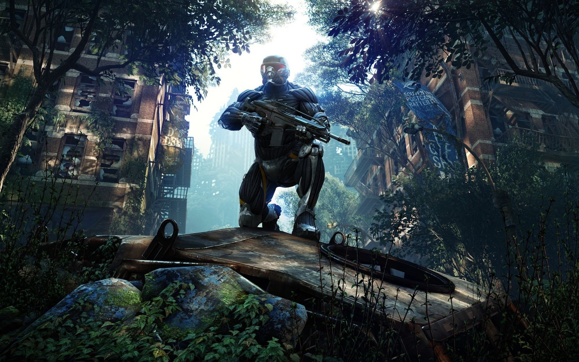 weapon shooter crysis nanosuit warriors crytek