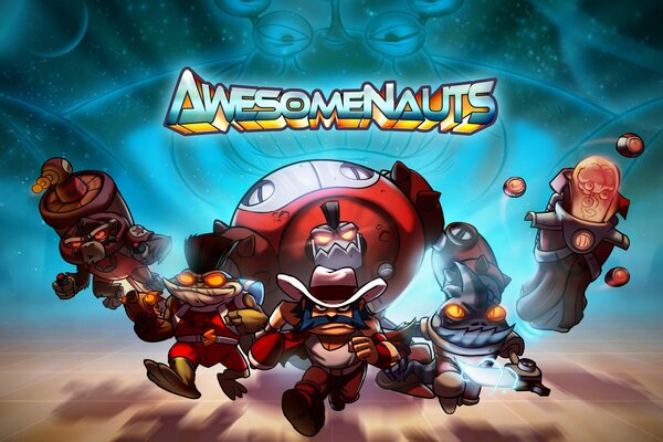 Computerspiel AwesomeNauts perosnaschi