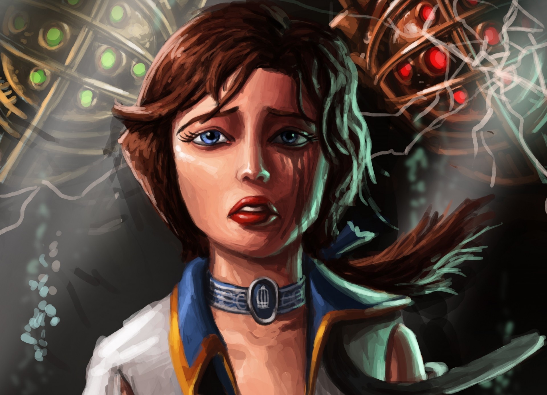 bioshock fille jeu vue