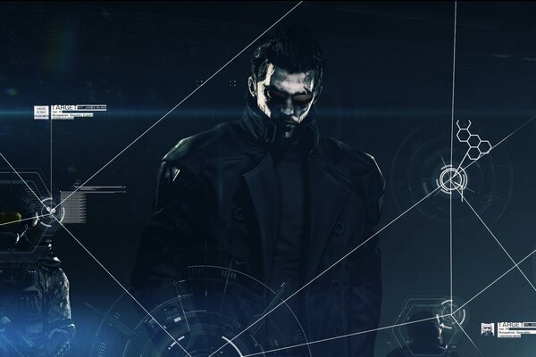 Character adam jensen from eidos interactive