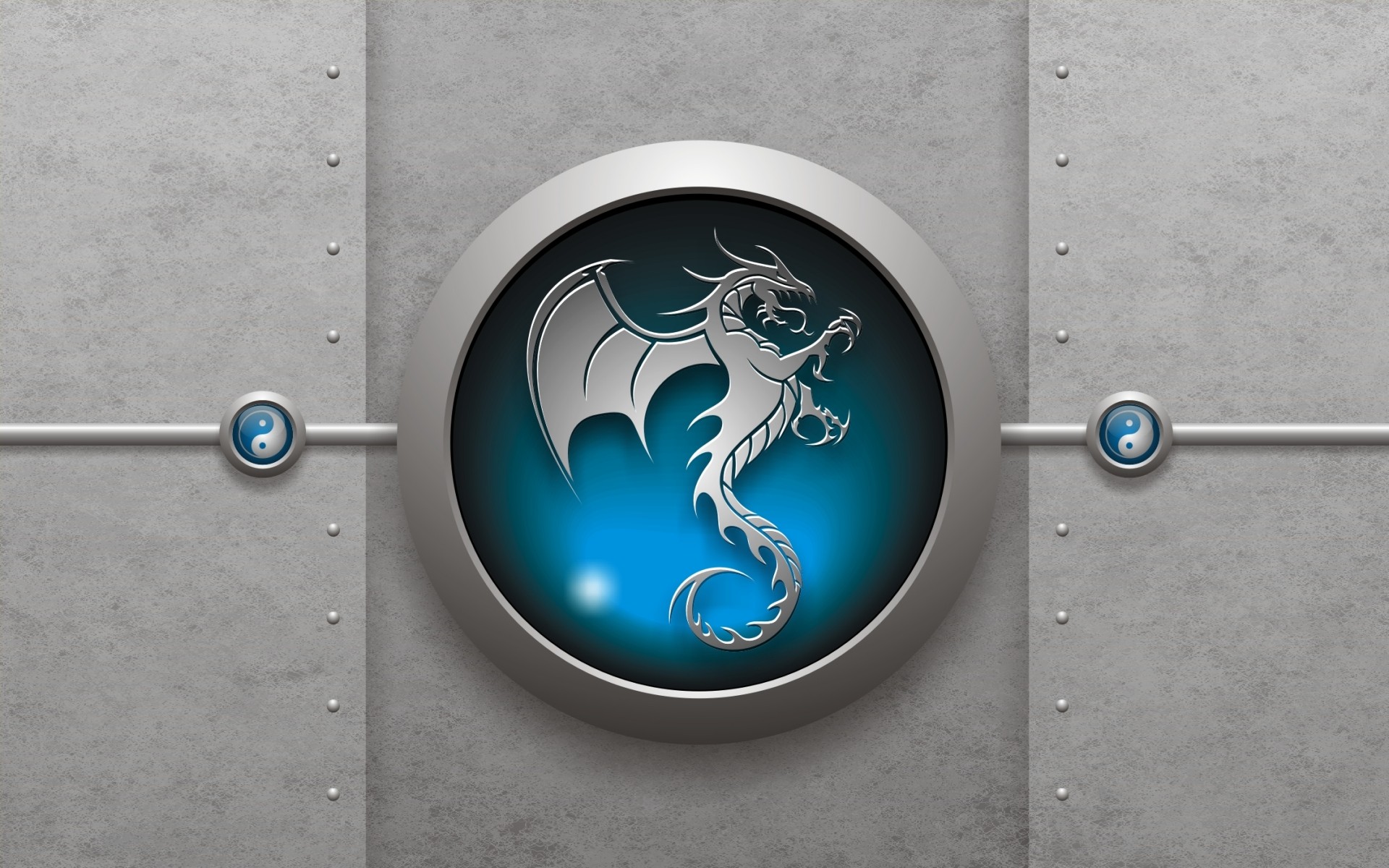 3d mark yin yang dragon